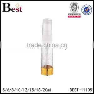 Cosmetic 5ml 10ml 20ml Screen Printing Golden Bottom Perfume Bottle Empty Clear Glass Bottle of Fragrance Perfume thumbnail-1