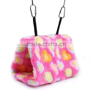 Plush Snuggle Bird Hammock Hanging Snuggle Cave Happy Hut Bird Parrot Hideaway thumbnail-1