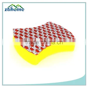 Sponge Kitchen Bowl Dish Pot Wash Scrub Cleaning Pads thumbnail-2