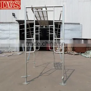 Galvanized Tubular Cross Braces 5x6'4" Walk Thru Scaffold Frame Package thumbnail-4