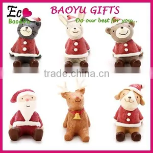 Mini CUTE Fashional Resin Decoration ,Zakka Furnishing Articles Christmas Looking up at the Sky Small Animal Resin Gifts thumbnail-1