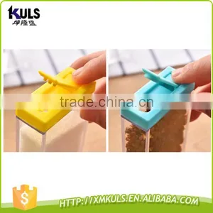 Creative Transparent Plastic Condiment Box Kitchen Storage Box thumbnail-4