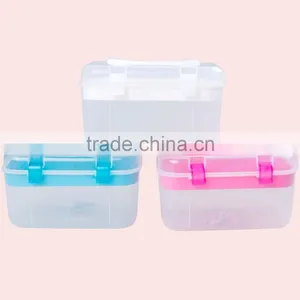 Small Size and Easy- Carrying Plastic Medicinal Box With Compartments thumbnail-2