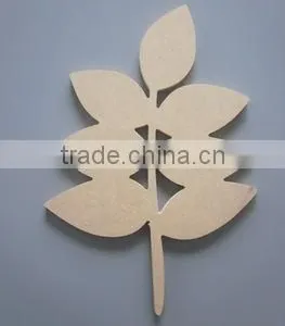 2016 Wood Piece Plain Carved MDF Leaf Home Decorations thumbnail-1