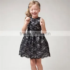 High Quality Infant Girl Dresses for Party Baby Girl Baptism Dress Lace Ribbon Belt Kids Elegance Princess Dress for Occasion thumbnail-1