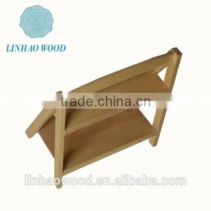 Natural Wood Flower Pot Display Stand,decoration Wooden Display Stand,cheap Ornament Display Stand thumbnail-1