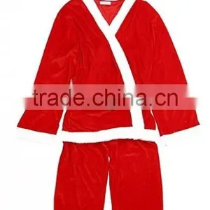 Wholesale Men and Woman Outdoor Sitting Dancing Blank Christmas Santa Claus Costume Clothing Apparel Manufactring Factory Online thumbnail-2