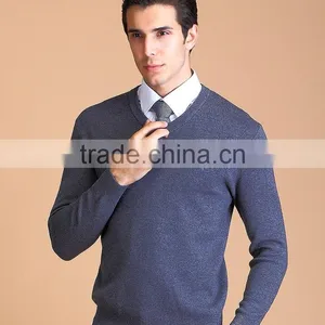 Wholesale Wool Knitting Yarn for V-neck Pullover Men Jersey ,wool Knitting Computer Machine Men Sweater Knitting Wool in Bulk thumbnail-1