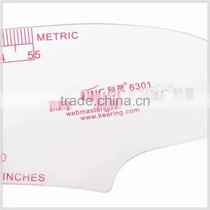 Metric / Inch Scales Vary Form Curve Ruler Soft Plastic Garment Curve Rule Made by Kearing # 6301 thumbnail-5