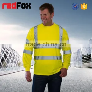 Reflectiven Safety T-shirt Europe Safety Red T-shirts Polo Stock Safety T-shirt thumbnail-1