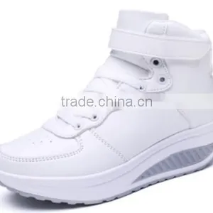High Cut Swing Shoes Wedge Fashion Walking Shoe Low MOQ Bulk Wholesale for Lady thumbnail-2