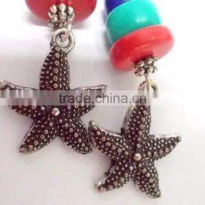 2015 Hot Selling Starfish Design Beads Earrings thumbnail-2