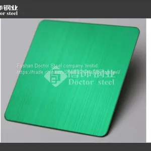 Foshan Supply Green Hairline Stainless Steel Sheet,color Decorative Stainless Steel thumbnail-3