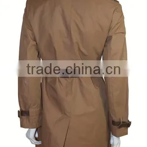 2016 Ladies Fashion Ladies Trench Coats Long Trench Summer Coat With Belt Lady Style thumbnail-4