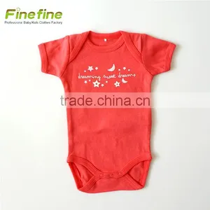 Hot Sale Baby Clothes 100% Cotton Kids Wear Unisex Custom Baby Romper thumbnail-1