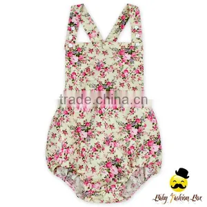 HYB178 Yihong Fancy Printed Flowers Baby Soft Cotton Romper Designer Net Punjabi Suits thumbnail-6