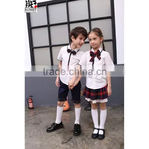 Kids Clothing Manufacturer Kids Clothes Clothing Set Girls in School Uniforms thumbnail-1