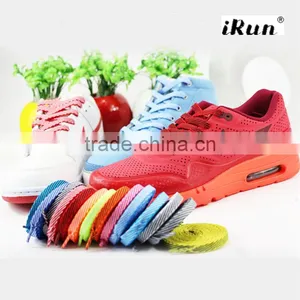 Fashion Flat Shoelaces For Sneakers With Twill Pattern Design~Custom Running Shoelaces High Quality Shoe Laces~Accept Custom thumbnail-1