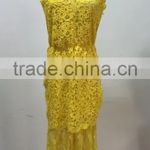 Fast Delivery Elegant Sleeveless Beaded Women Party Wear Long Evening Dress thumbnail-3