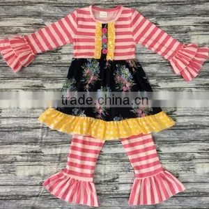 Kids Clothing Set Wholesale Fall and Winter Children Clothes Boutique Girls Outfits Sets thumbnail-1