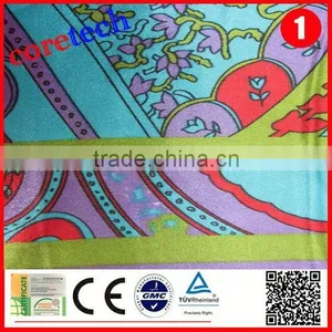Hot Sale Stretch Floral Printed Satin Fabric Factory thumbnail-1