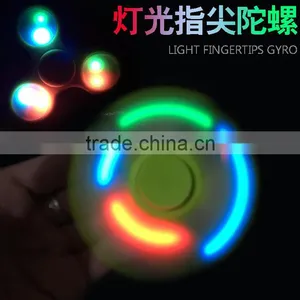2017 Best Selling Fast Bearings Ball Light Hand Spinner, Lighting Fidget Hand Spinner Toy thumbnail-1