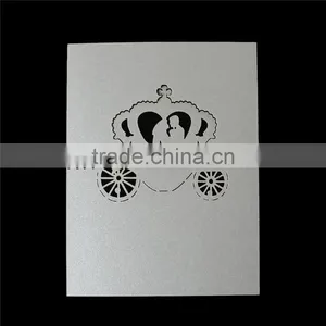 Paper Wedding Party Name Place Card Crown Gray thumbnail-2