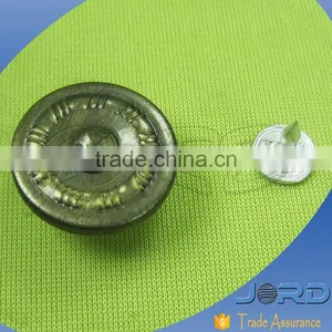 Rhinestone Jean Button for Jacket Polished Shine Bright Jeans Fabric Button Free Sample thumbnail-2