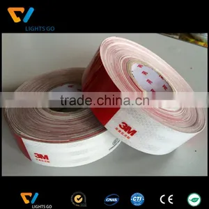 China 2016 3m Diamond 983 Prismatic Red and White Reflective Sheeting Tape thumbnail-1