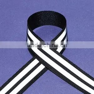 Cheap Polyester Printed Reflective Webbing Strap Sew on Garment thumbnail-3