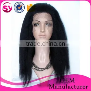 Dyeable 8-24 Inches Indian Human Hair Full Lace Wigs for Black Women thumbnail-5