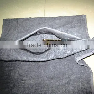 100% Cotton Zipper Pocket Gym Towels thumbnail-2