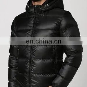 Men Artificial Down Jacket Detachable Hood thumbnail-3