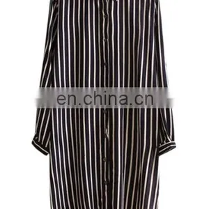 Latest Stripe Shirt Designs for Women thumbnail-1