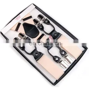 Professional Production Unisex Elastic 3.5cm 6 Clips-On Y-Shape Braces Suspenders thumbnail-1