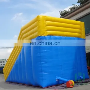 HI Blue and Yellow Pvc Inflatable Ramp for Zorb Balls thumbnail-4