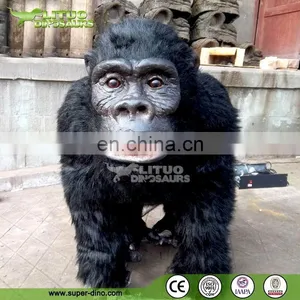 Life Size Animal of Gorilla Walking Model thumbnail-2