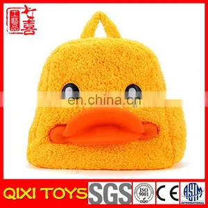 Back to School Cute Duck Plush Backpack thumbnail-1