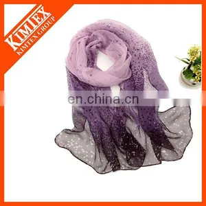 Digital Print Fashion Twill Silk Scarf thumbnail-1