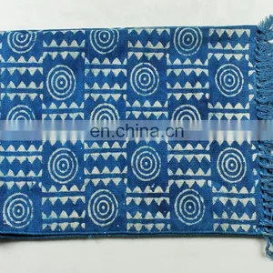 Hotel Bath Mat,hotel Bath Rug, Blue Cotton Bath Mat thumbnail-3