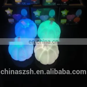 Plastic LED Glowing Flashing Pumpkin Lights for Halloween thumbnail-6