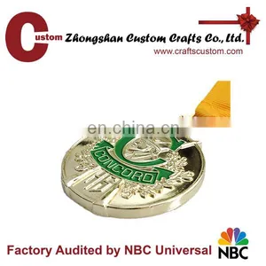 Factory Custom Blank Coin Holder Hockey Sports Metal Medal thumbnail-4