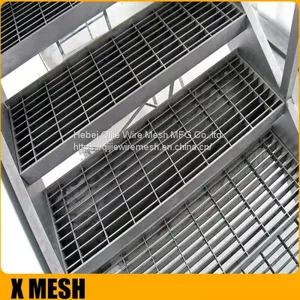 Smooth Surface Welded Industrial Steel Grating Serrated For Drainage Cover thumbnail-1