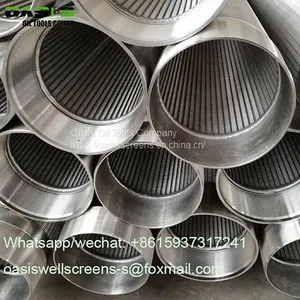 AISI 304L Stainless Steel v Wire Water Well Screens thumbnail-1