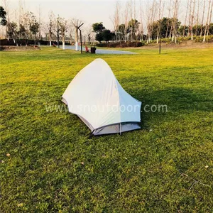 1 Man Tent ZP015 White Backpacking Double Layer Aluminium Tents thumbnail-5