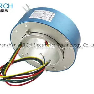 Shenzhen JARCH Electromechanical Through Bore Slip Ring 110mm,14 Circuits, 20A Slip Ring thumbnail-1