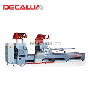 Latest Window and Door Making Machine CNC Control Automatic Double Head Cutting Saw for Aluminum Profile thumbnail-2