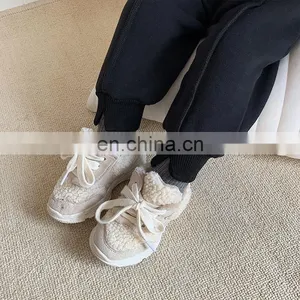 4078 Good Quality Top 3 Seller Factory Direct Sale Excellent New Design Velvet Winter Warm Kids Girl Pants thumbnail-2