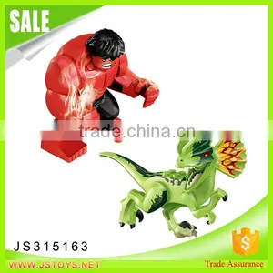JSTOYS Heroes and Dinosaurs Plastic Bricks Toy for Wholesale thumbnail-4