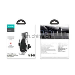 JOYROOM Universal Fast Charge Fantasy Portable Mobile Phone Wireless Car Charger Mount Holder for Iphone Stand thumbnail-5